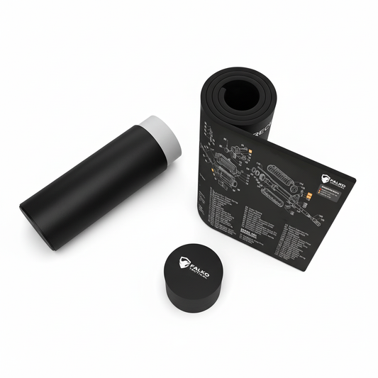 AR-15 Gun Cleaning Mat with Diagram