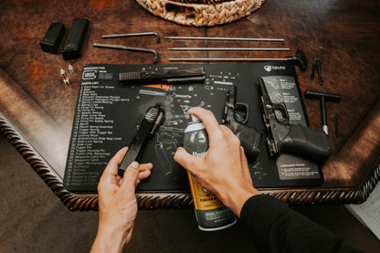 Glock Gun Cleaning Mat with Diagram