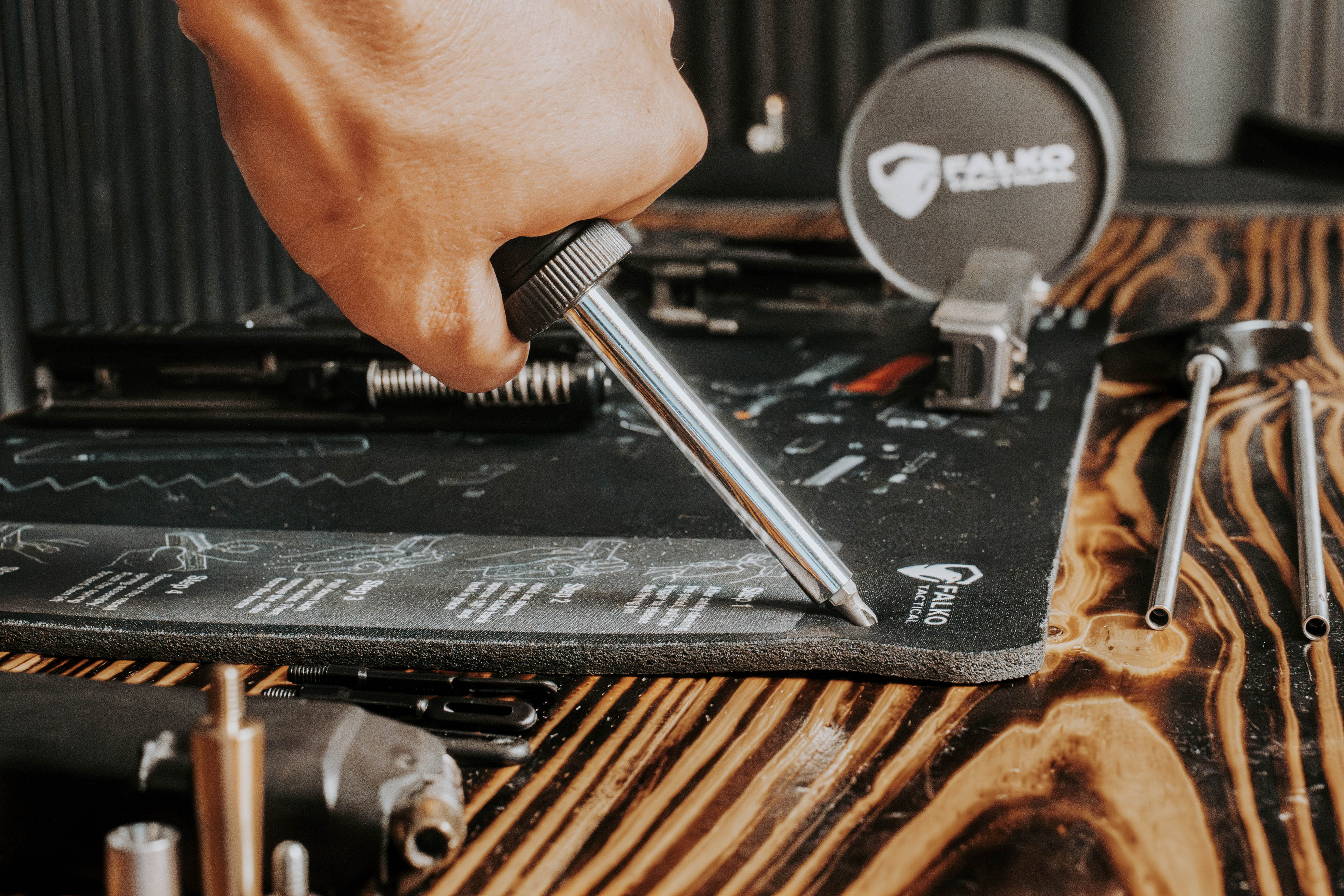 Glock Gun Cleaning Mat with Diagram – Falko Tactical