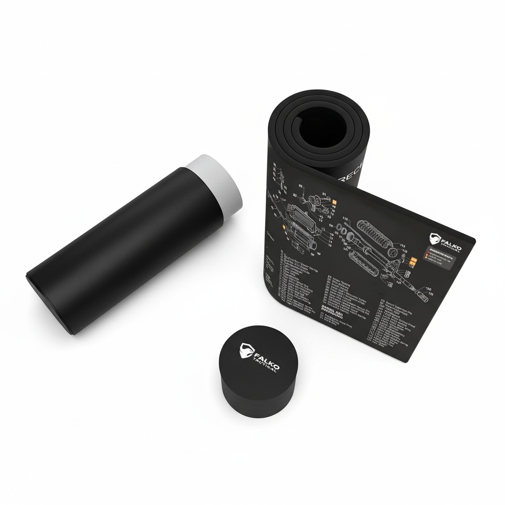 AR-15 Gun Cleaning Mat with Diagram