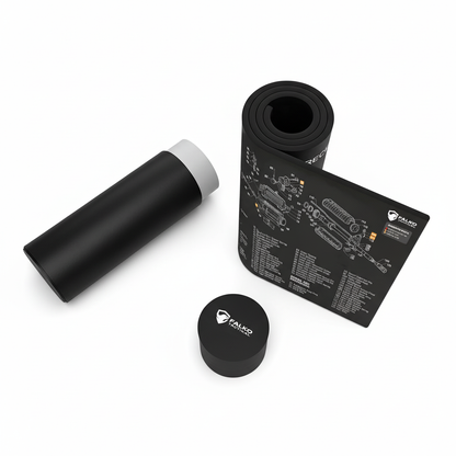 AR-15 Gun Cleaning Mat with Diagram