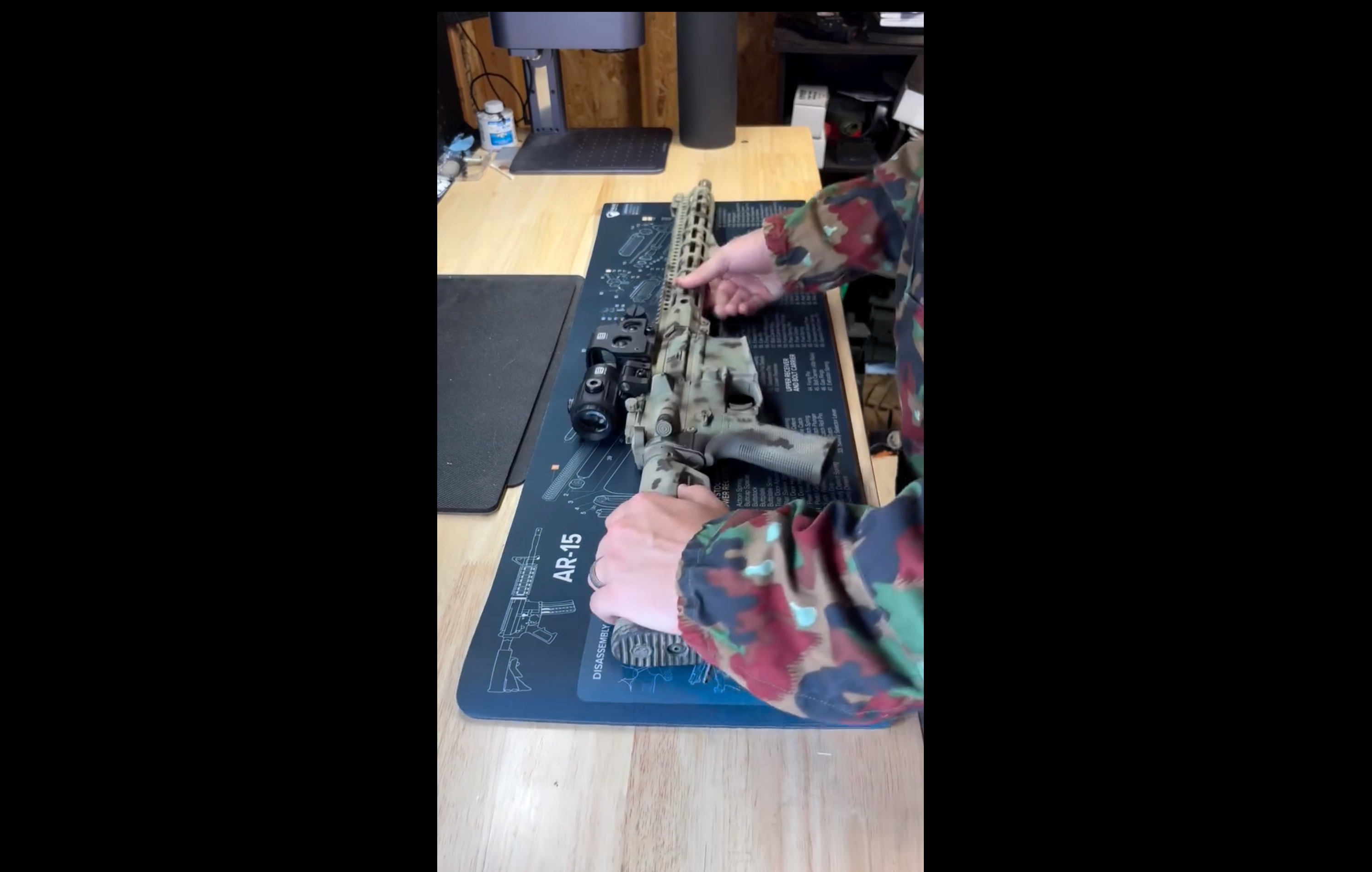 Load video: Unboxing gun cleaning ar-15mat